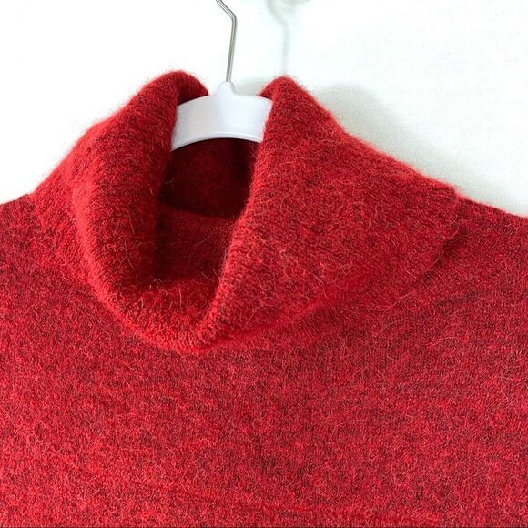 PART two copenhagen red angora blend turtleneck sweater - Picture 11 of 12